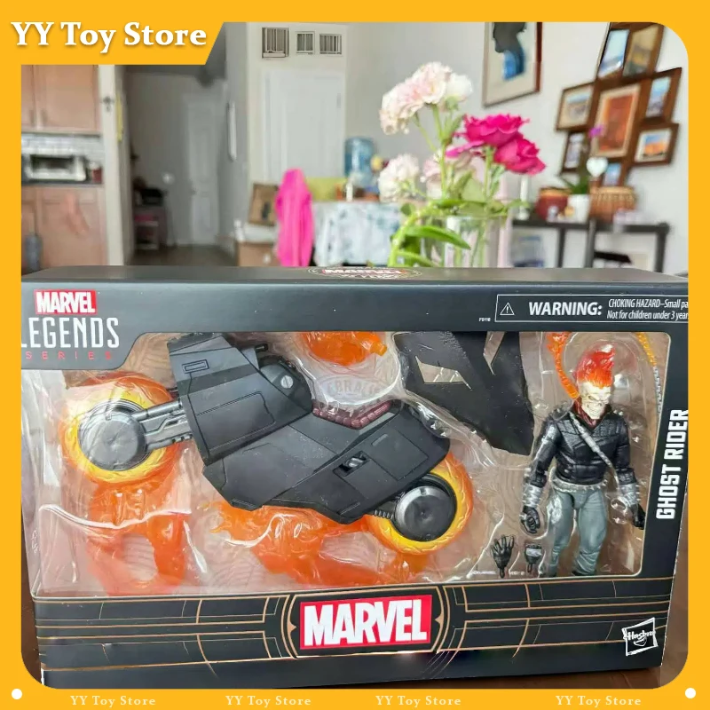 

15cm Ghost Rider Johnny Blaze Action Figure 85 Years Anniversary Series Evil Knight And Motorized Figurine Collectible Model Toy