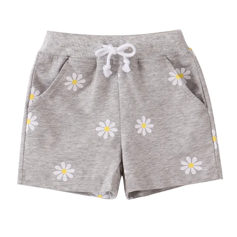 

Jumping Meters Summer Shorts For Boys Girls Pockets Stripe Baby Drawstring Toddler Short Pants Fashion Kids Clothes