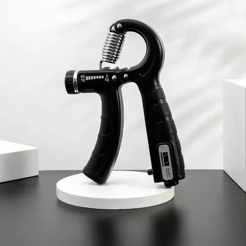 5-60kg Adjustable Hand Grip Strength Strengthener Trainer Full Set With Counter Wrist Forearm And Hand Exerciser For Muscle