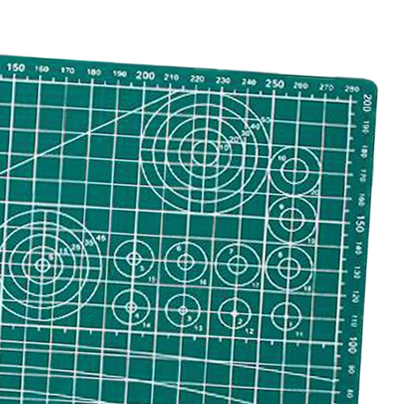 Estera de corte de PVC con rejilla, estera de costura de doble cara para Hobby, álbum de recortes, bricolaje