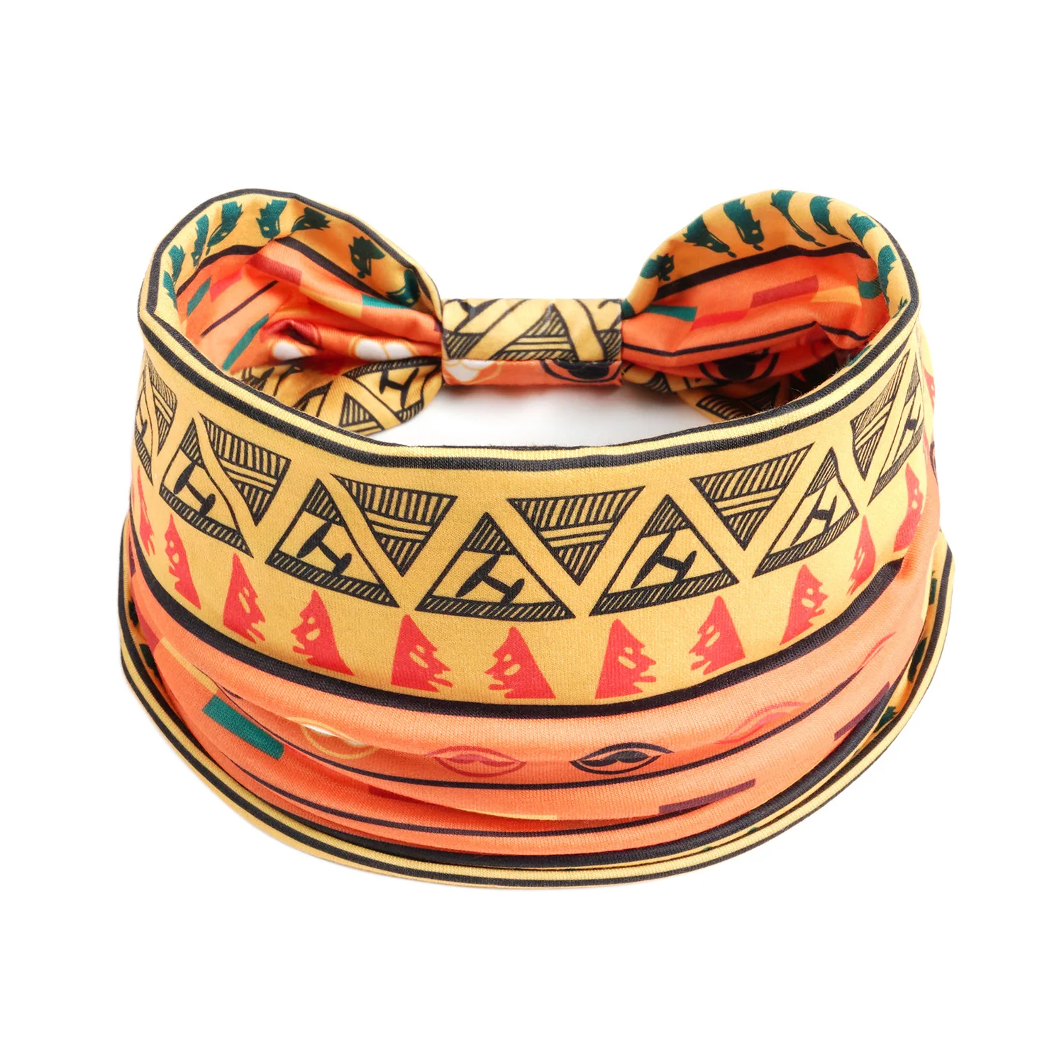 Damen-Stirnband, breit, um das Haar gewickelt, extra großes Kopftuch-Stirnband, für Yoga, Laufen, Schweißabsorption, Sport, elastisches Stirnband – Detail 30