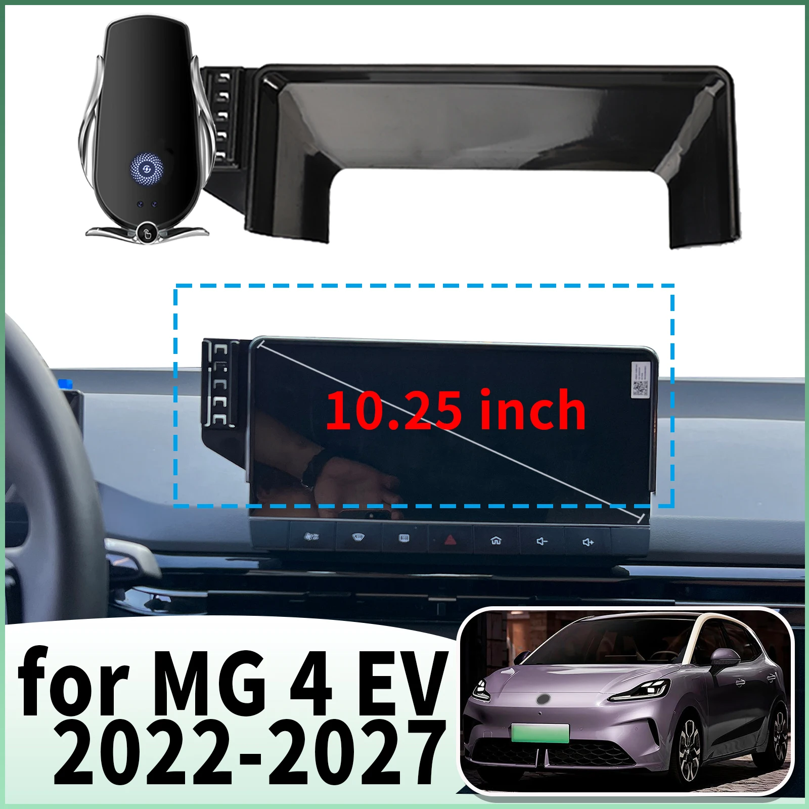 

fit for MG 4 EV 2022 2023 2024 2025 2026 2027 Specific Dashboard Navigation Phone Holder Mount Design Car​​ accessoires