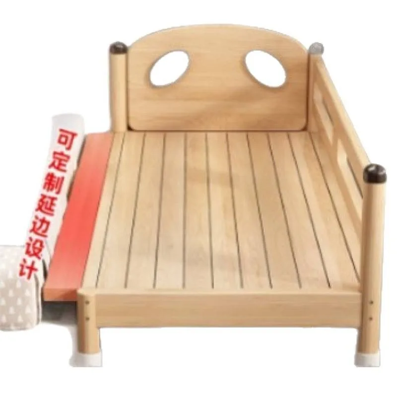Split bed, solid wood widened baby widened baby cot, boys and girls baby bedside bed widened