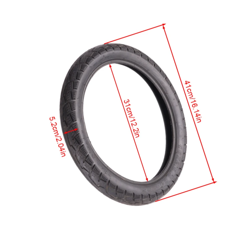 Dependable 16x2.50 Tires and Tubes Offering a Smooth Ride for Your 16 Inch Electric Bicycle