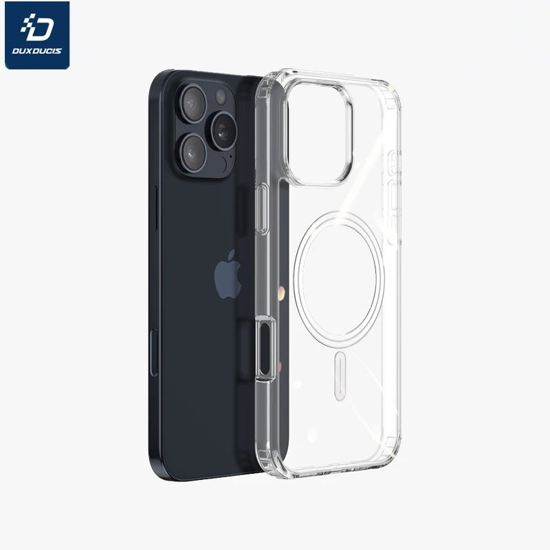 

DUX DUCIS Advanced супермагнитный чехол из ТПУ для телефона Apple iphone 16 Pro Max, защита от падения, чехол для телефона с беспроводной зарядкой