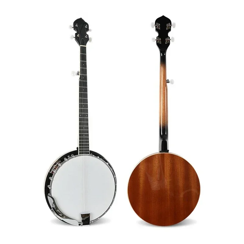 38-Inch Tech Wood Five-String Banjo Four-String Banjo Guitar Western Instrument