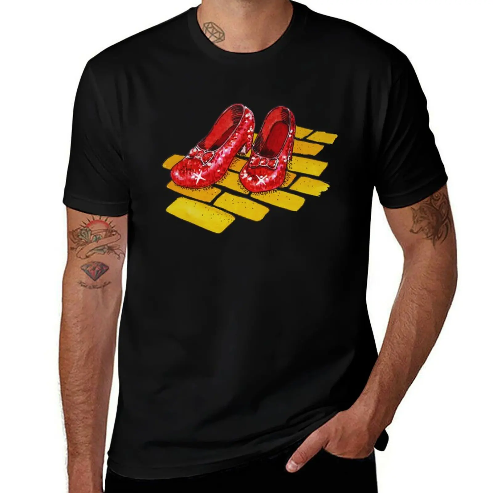 Ruby Slippers Wizard Of Oz T-Shirt Casual Loose Daily Wear T-Shirt