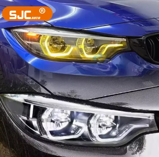 Плата модуля SJC желто-белого цвета DRL для B MW F80 M3 F82 F83 M4 F32 F36 2018-2020, двойной модуль DRL, дневной ходь, высокое качество