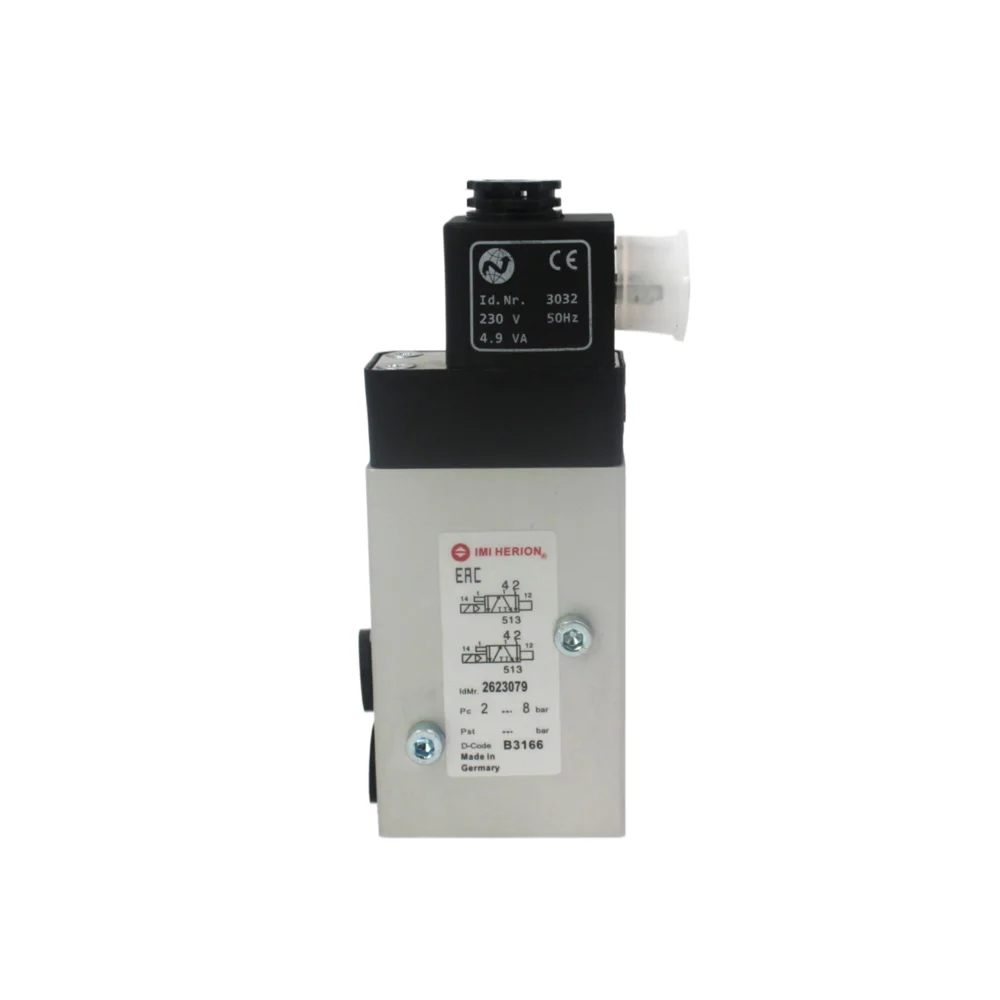 2623079 NORGREN Solenoid Valve 5/2 Position 24VDC Single Solenoid Spring Return G1/4 Pneumatic Air Control Valve