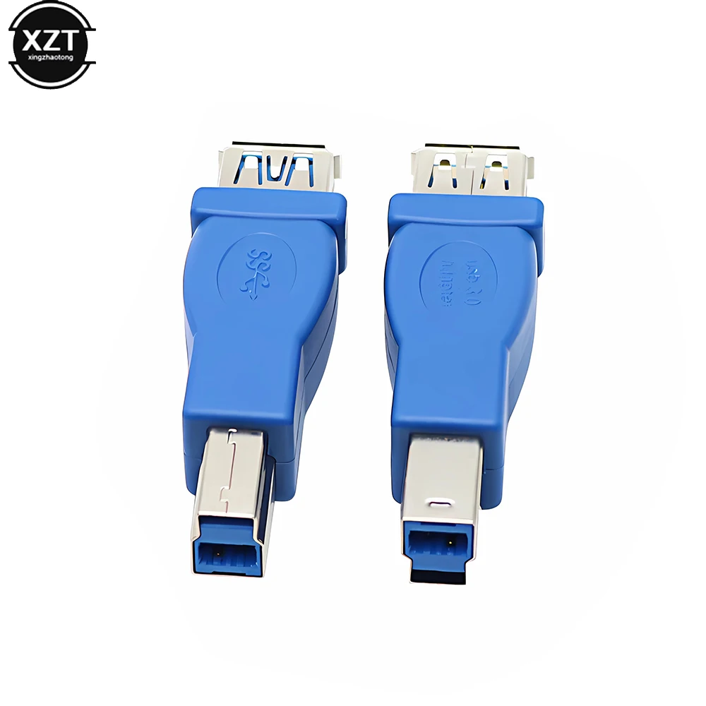 1PC USB 3.0 Type A Female to Type B Male Plug Connector Adapter USB 3.0 Converter Adaptor AF to BM Printer High Quality Adapter