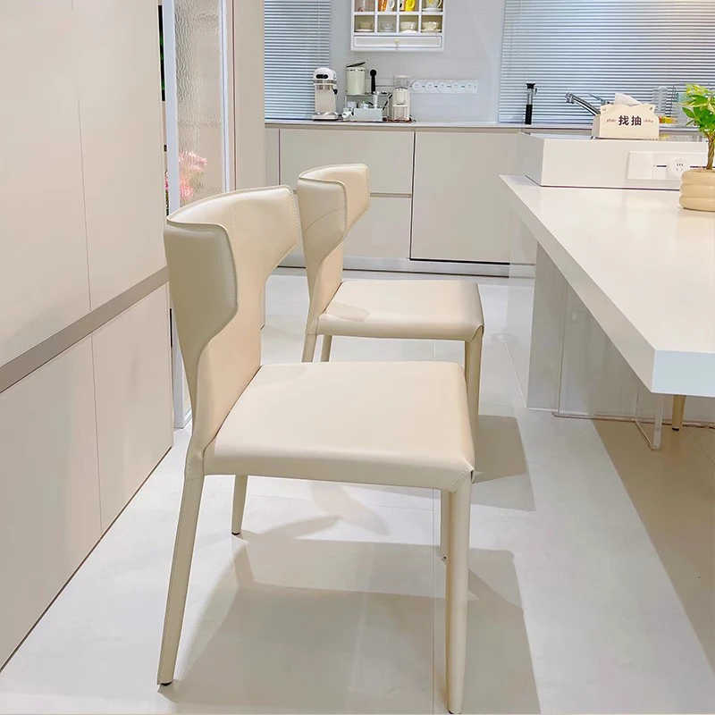 French European Dining Chairs Vintage Trendy Minimalist Designer Dining Chairs Lazy Antique Sedie Sala Da Pranzo Home Furniture