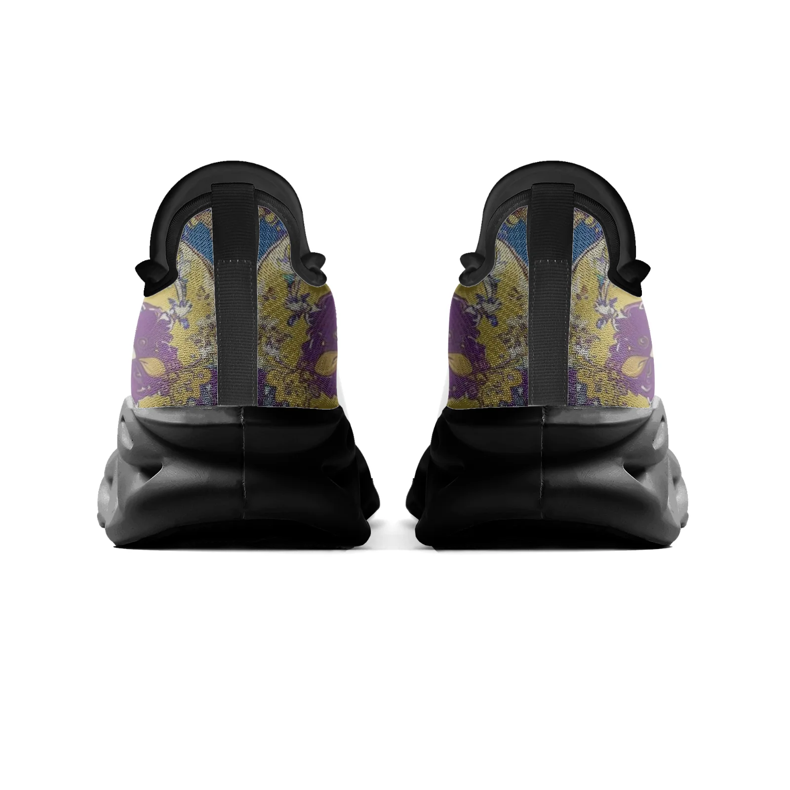 أحذية رياضية كاجوال للرجال والنساء على الطراز البوهيمي الأرجواني، أحذية جري خفيفة الوزن وجيدة التهوية، أحذية رياضية