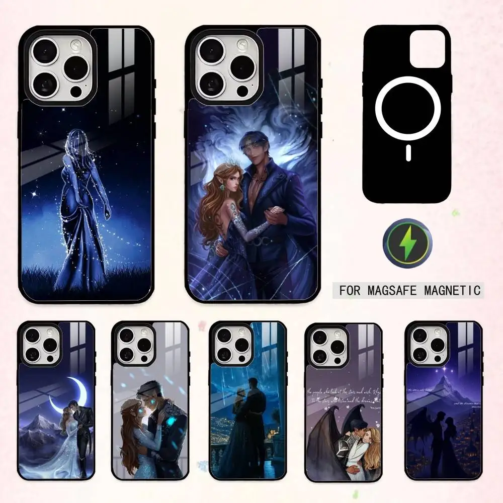 

A-Acotar A Court Of Mist And Fury Phone Case For iPhone17,16,15,14,13,12,11 Plus,Pro Max Magnetic For Magsafe Wireless Charging