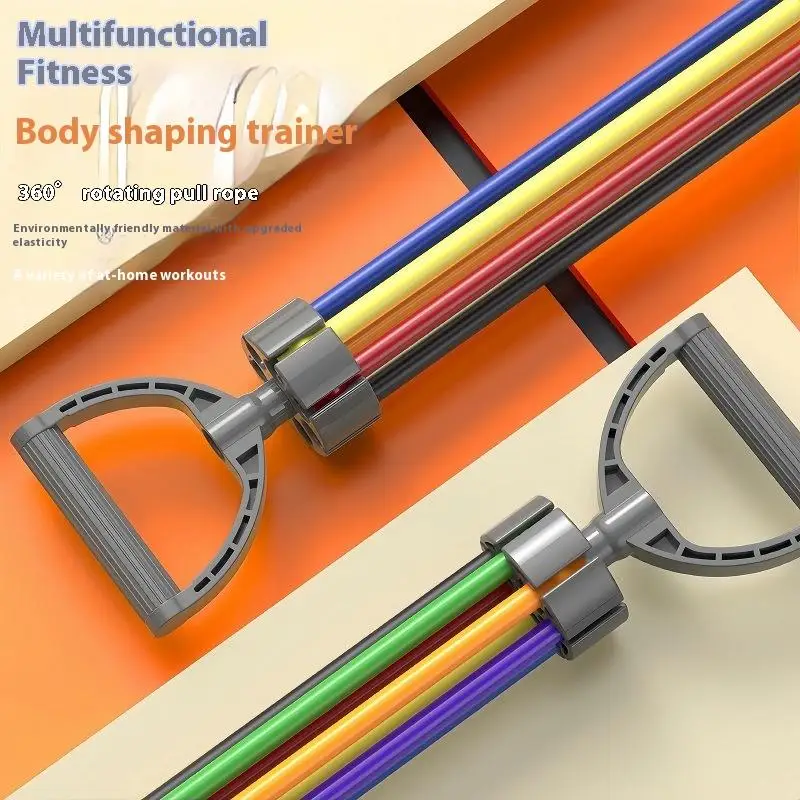 1 مجموعة سحب حبل كمال الاجسام المقاومة العصابات مجموعة متعددة الوظائف الموتر دعوى العضلات حزام تدريب أربطة مرنة #2
