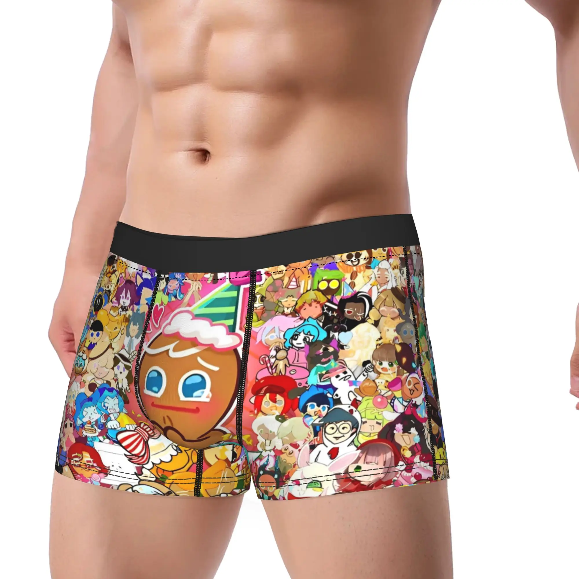 Men Cookie Run Kingdom Boxer Briefs Shorts Panties Breathable Underwear  Male Funny S-XXL Underpants
