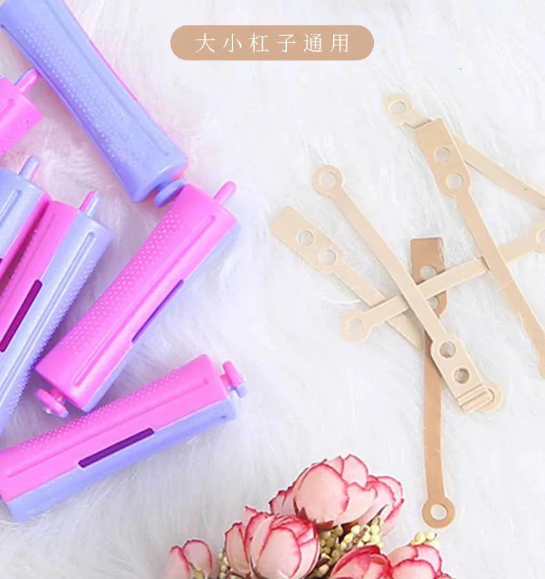 40Pcs Salon Perm Haar Staaf Rubber Band Dye Koude Curling Bar Stok Knop Kapper Styling Tools