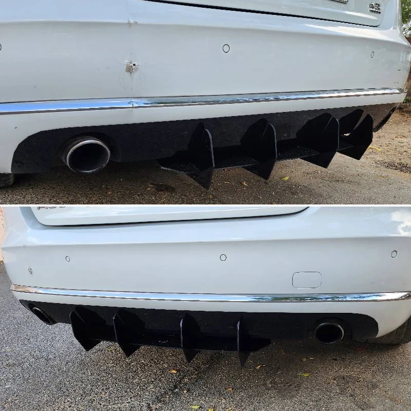 

For AUDI A8 2010 2011 2012 2013 Year Rear Diffuser Bumper Lips Spoiler Splitter Body Kit Accessories