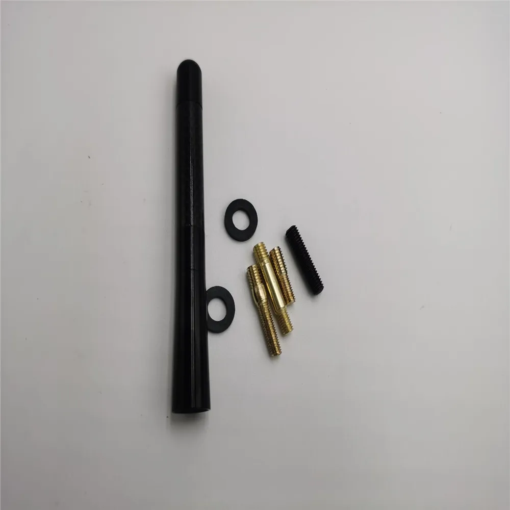 Car Carbon Fiber Short Stubby Mast Antenna for Honda CRV Accord Odeysey FIT Jazz City Civic BR-V Mobilio WR-V BR-V Brio Amaze