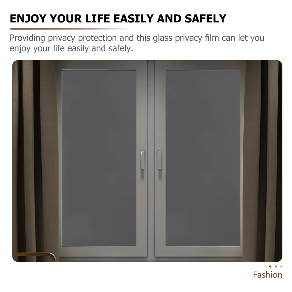 

Pet Privacy Window Film Black Reflective Film Uv Proof Privacy Protection Easy Cut Window Tinting Glass Sticker