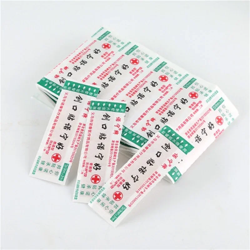 50Pcs Waterproof Breathable Wound Hemostasis Sticker Band First Aid Bandage Cushion Adhesive Plaster Medical Band-Aids Bandages