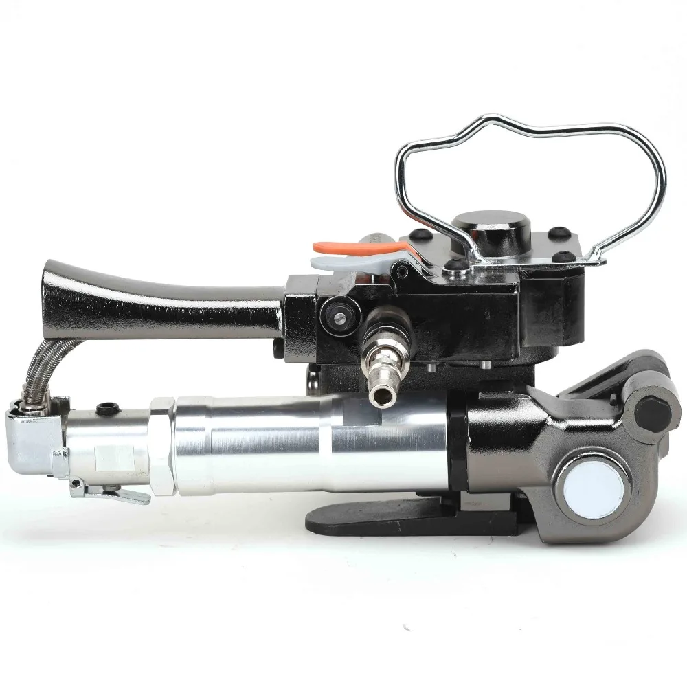 XQD19 Pneumatic PP Polyester Belt Tension Sealing Strapping Tool for Pallet Box Block Wood