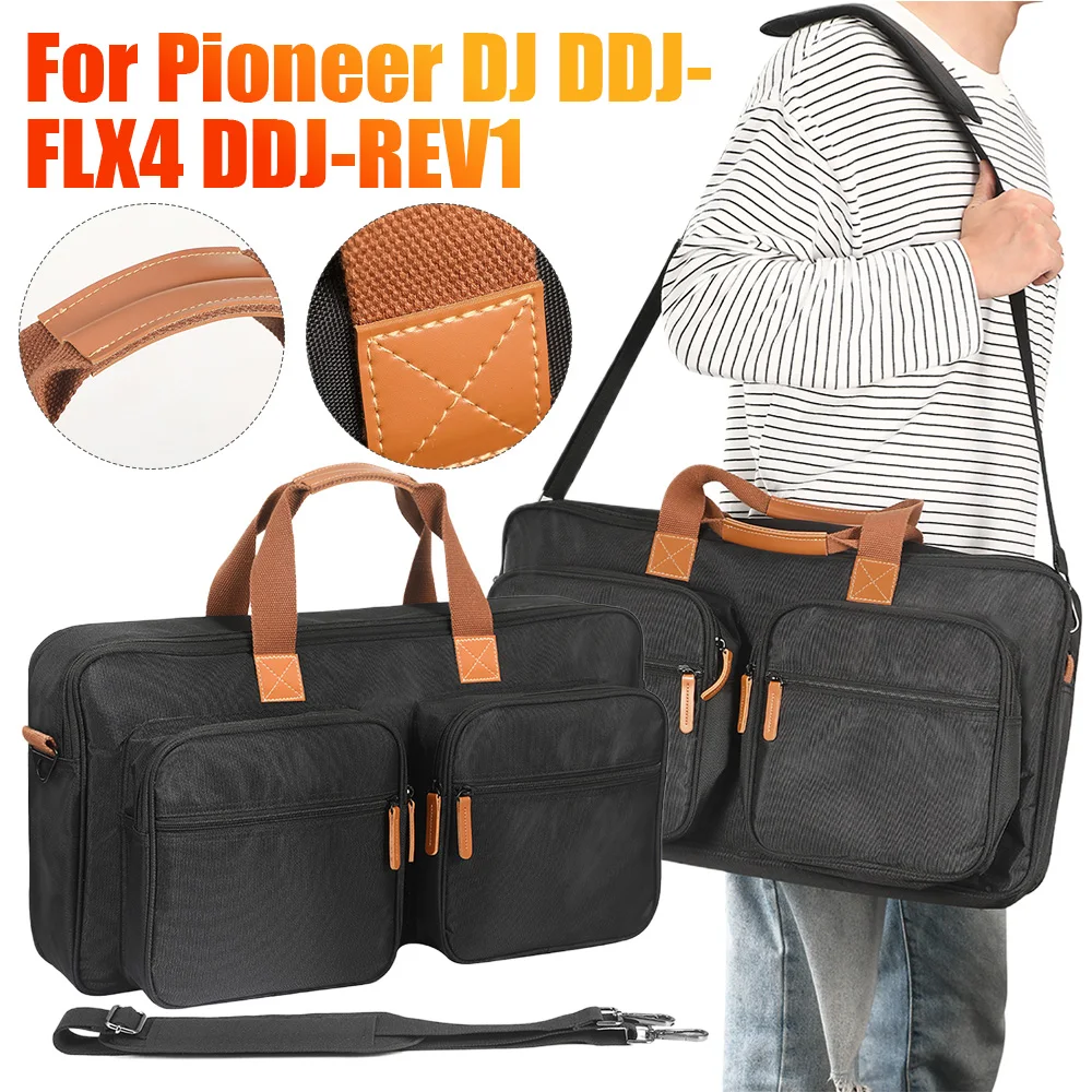 portable-dj-turntables-protective-case-travel-carrying-storage-bags-scratch-resistant-for-pioneer-dj-ddj-flx4-ddj-rev1