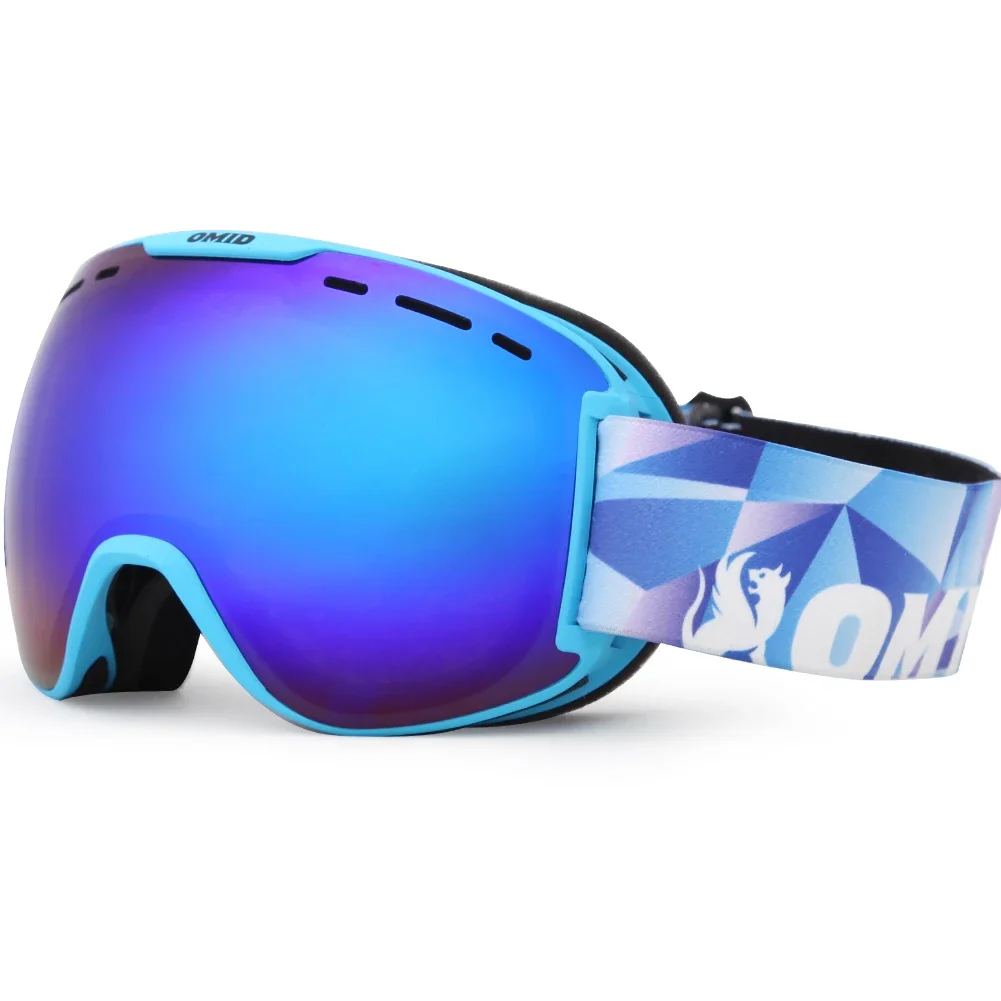 Factory direct wholesale price adult skiing gear UV protection Anti-fog Mirror Coating eyewear skiing goggles SNOW-4800