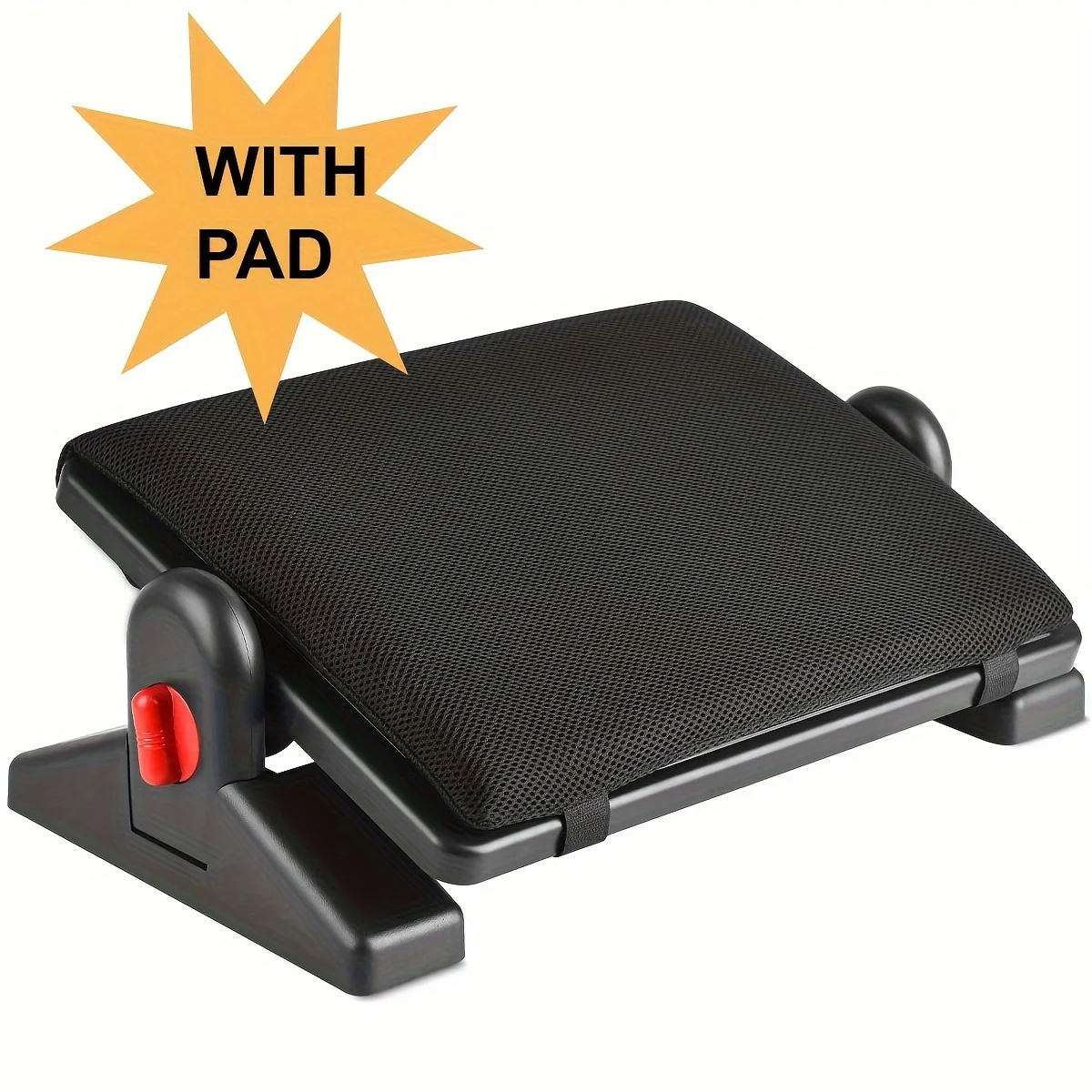 

Ergonomic office floor mat with removable seat cushion - height and angle adjustable