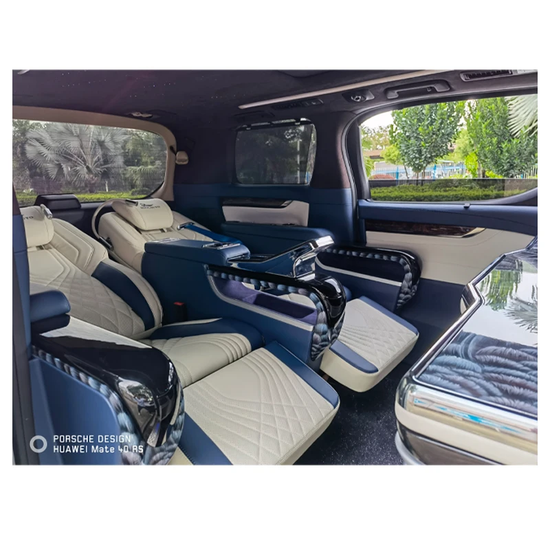 HWHongRV  minibus vip car divider  for limousine van with the RV business class electrical seat