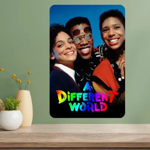 A Different World Classic TV Show Metal Poster Sign