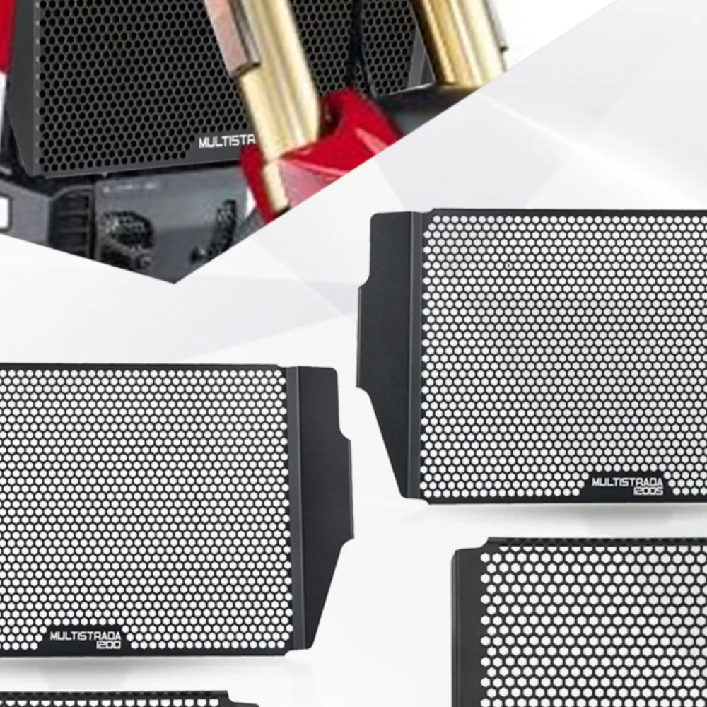 

Radiator Guard Cover 2010 2011 2012 2013 2014 Oil Cooler Protect For Ducati Multistrada 1200s 1200S Touring ABS S Sport/Pikes GT