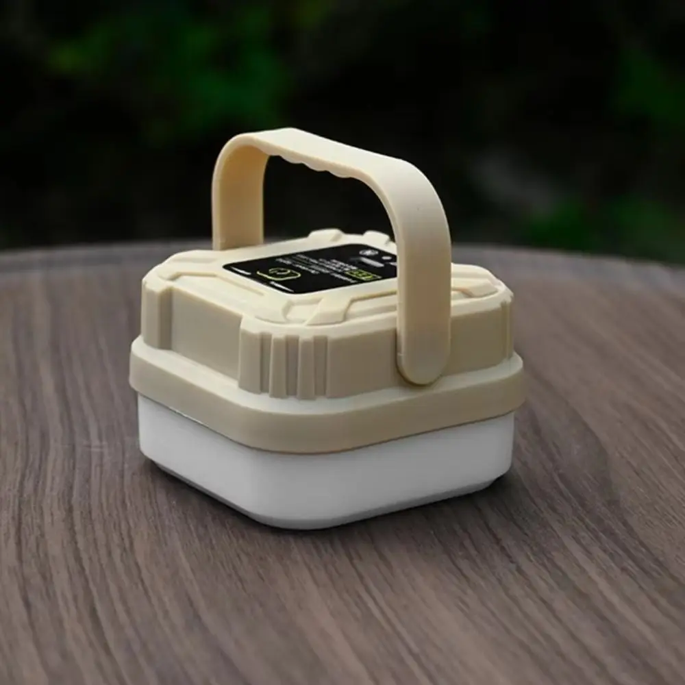 Linterna portátil de luz suave para acampar al aire libre, luz Led ajustable, linterna LED impermeable, lámpara de tienda recargable por USB, pesca nocturna