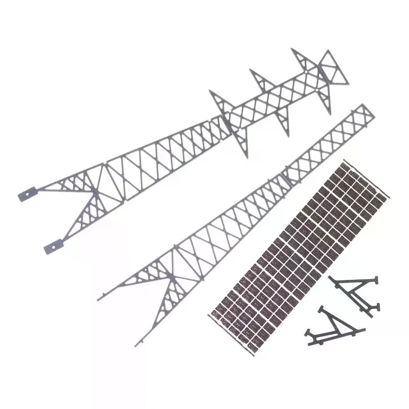 

Миниатюрная модель электрической опоры ЛЭП 1:100/1:150 из АБС-пластика, высоковольтная опора для моделирования железных дорог, оформления сцен на песочнице, сборные игрушки