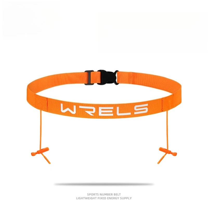 Marathon Race Number Cloth Energy Glue Iron Three Off-road Running Race Elastic Number Thin Buckle Belt