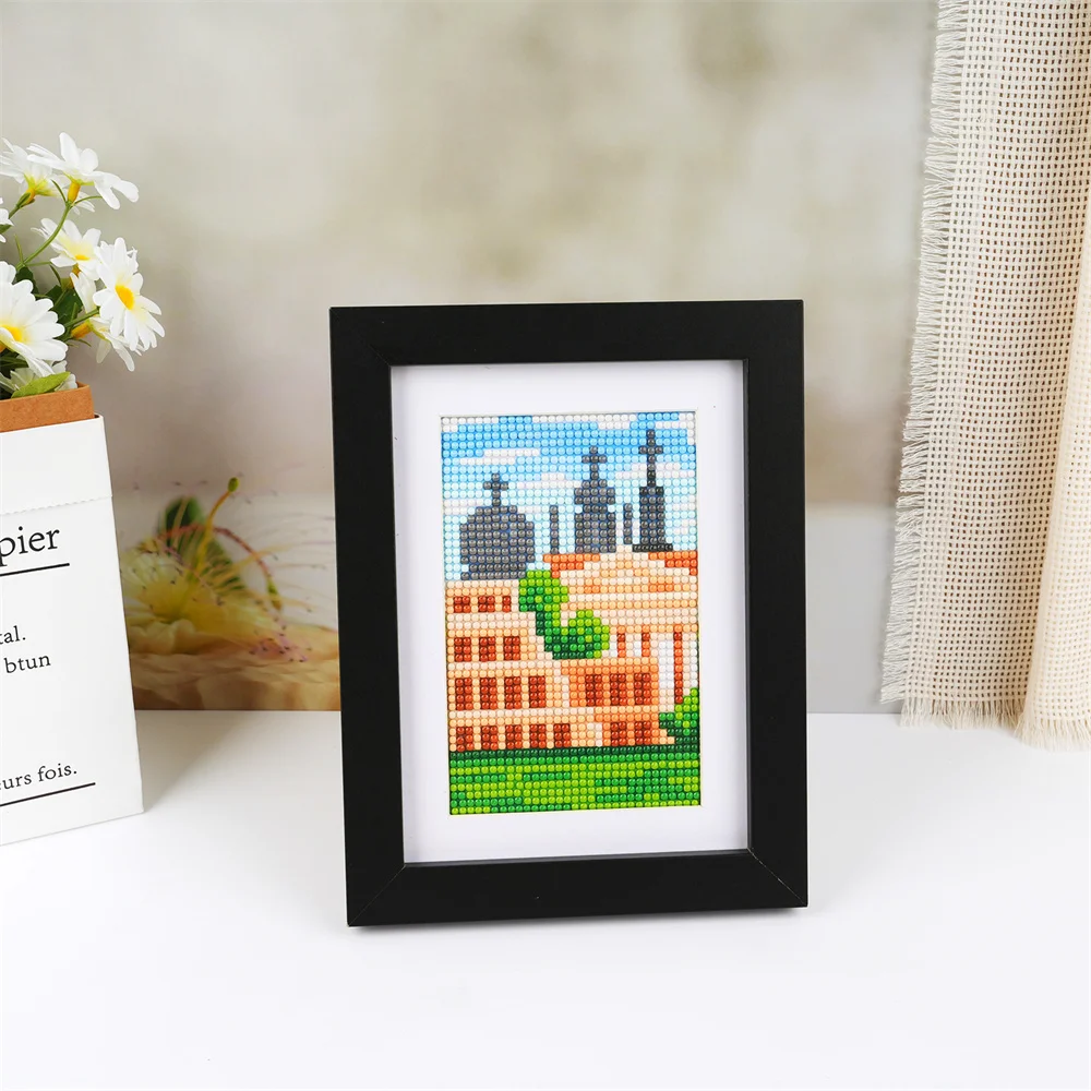 Momoart 5D DIY Diamond Mosaic Landscape Rhinestones Handmade Hobby Full Round Drill Painting Scenery Home Decor