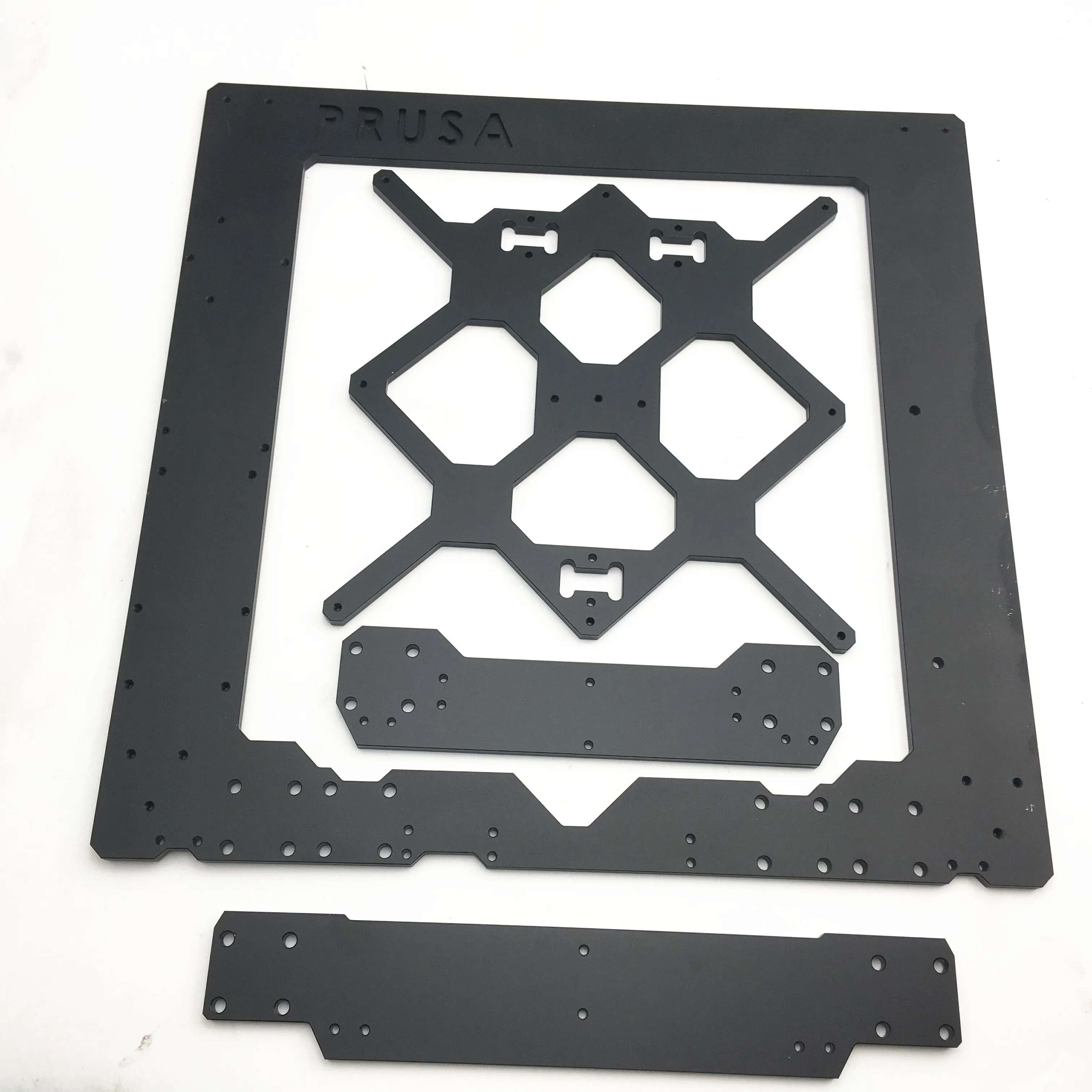 Clone Original Prusa i3 MK3 3D Printer Parts Aluminum Frame Aluminum Black Profile And Smooth Rods Kit