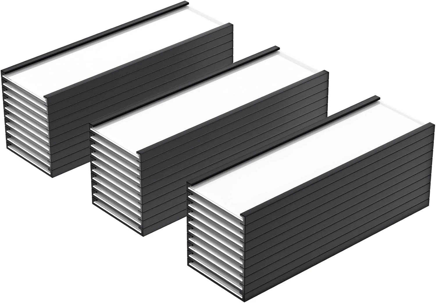 Paquete de 20 etiquetas magnéticas, etiquetas de nombres magnéticas reutilizables para estante de taquilla, caja de herramientas, hogar, oficina, refrigerador, pizarra blanca