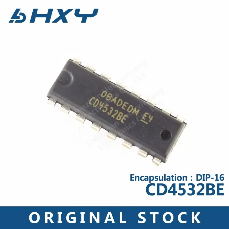 10PCS CD4532BE DIP-16 In-line 8-bit priority encoder chip