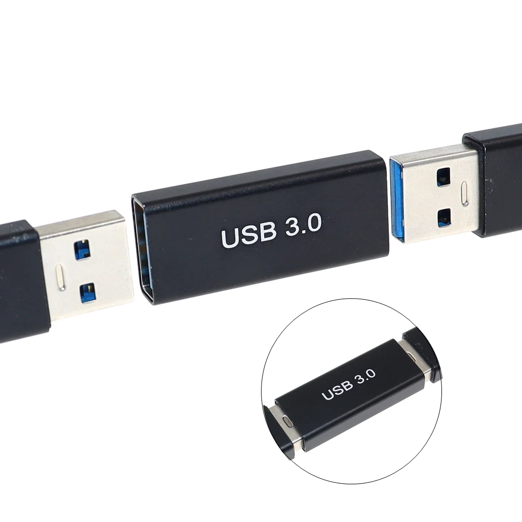 USB 3.0 Type A Female naar A Female Connector Adapter AF naar AF Coupler F/F Gender Changer Extender Converter voor Laptop
