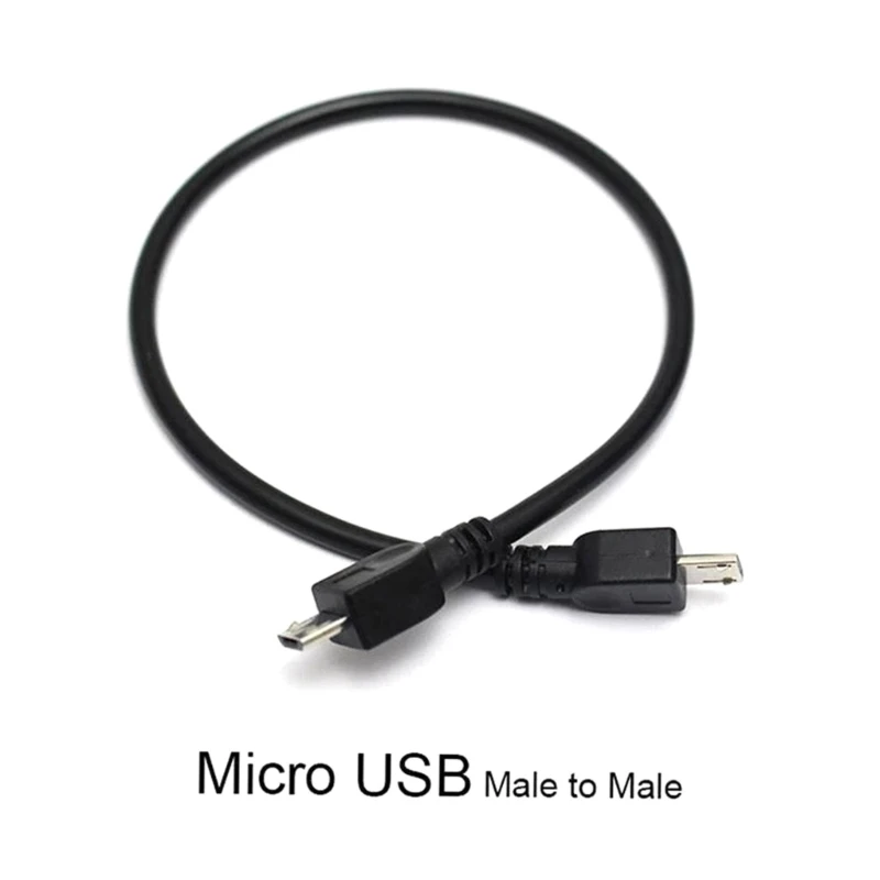 Micro USB Male To Micro USB Male 5 Pin Converter OTG Adapter charge Data Extension Cable for Keyboards HDD Phone Tablets