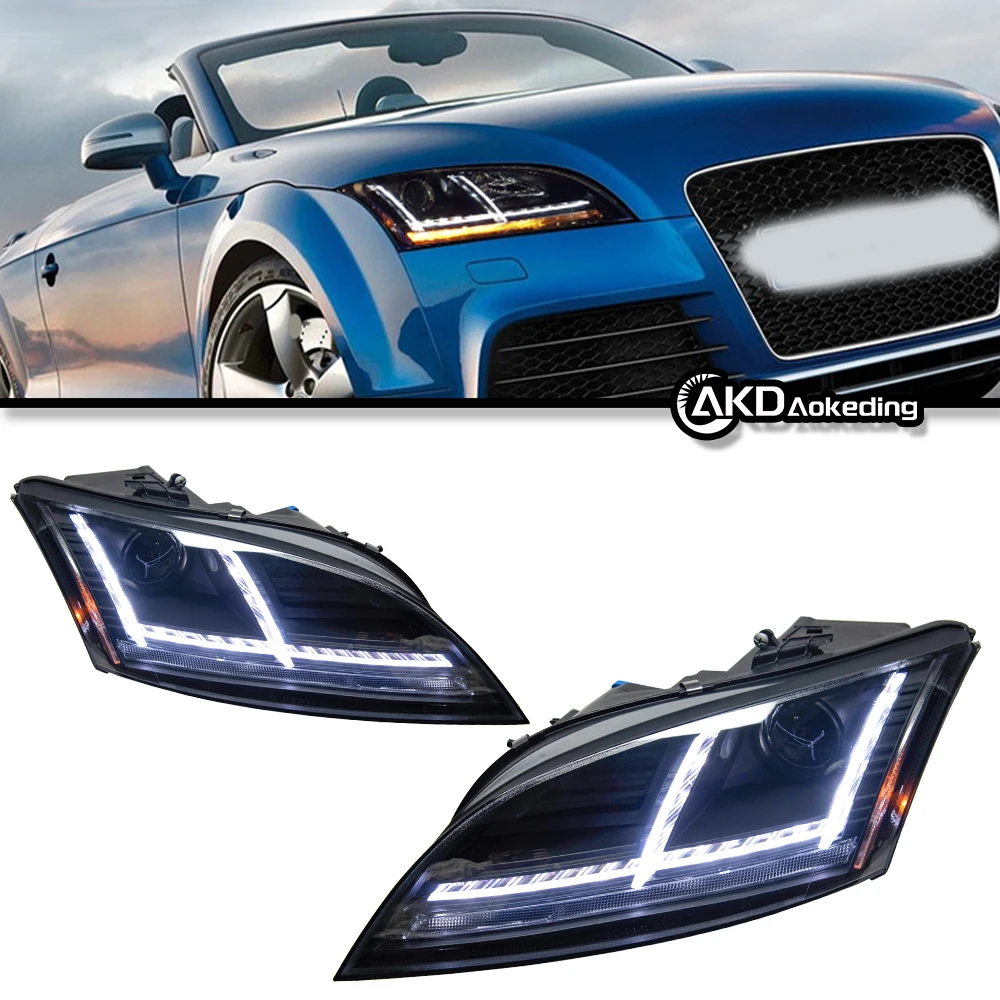 自動車部品アウディ TT ヘッドライト 2006-2012 スタイリング LED デイ
