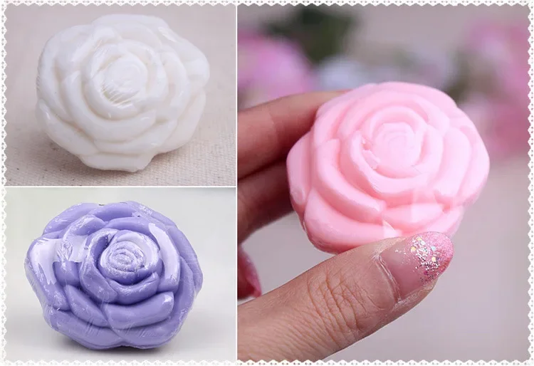 guests present 20pcs Rose Soap gift box Wedding Favor Advertising gift soap Soap 4 colors to choose