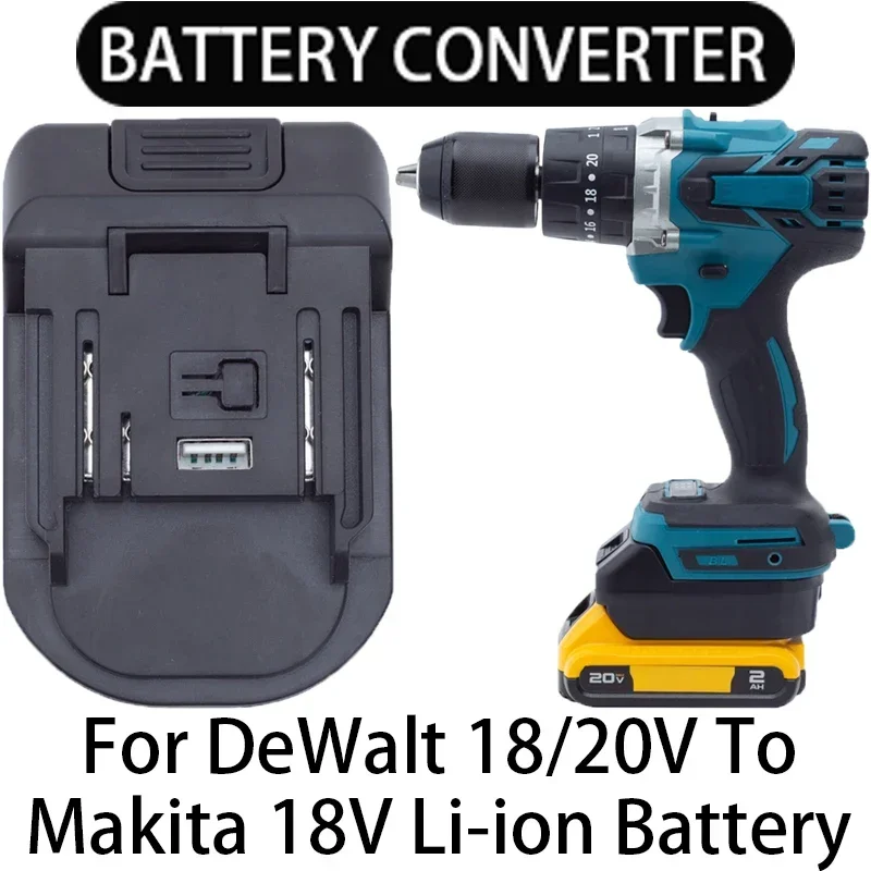 

Battery Adapter/Converter for Makita 18V Li-ion tools to DeWalt 18/20V Li-ion battery adapter power tool accessories