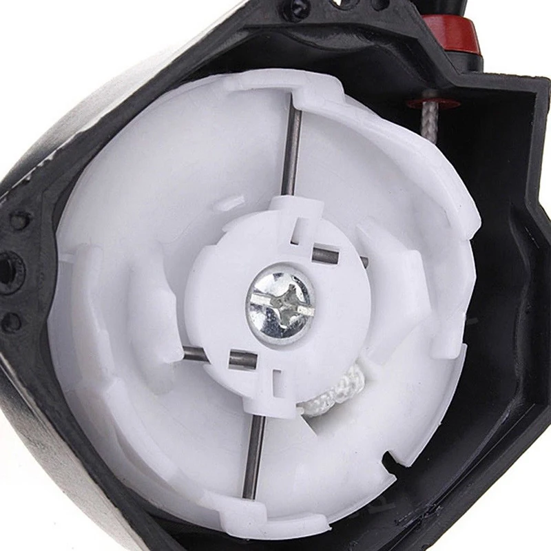 Teile Recoil Pull Starter Zubehör Einfach zu installieren für Freischneider 80 mm Montage Schwarzer Rasenmäher Rasenmäher