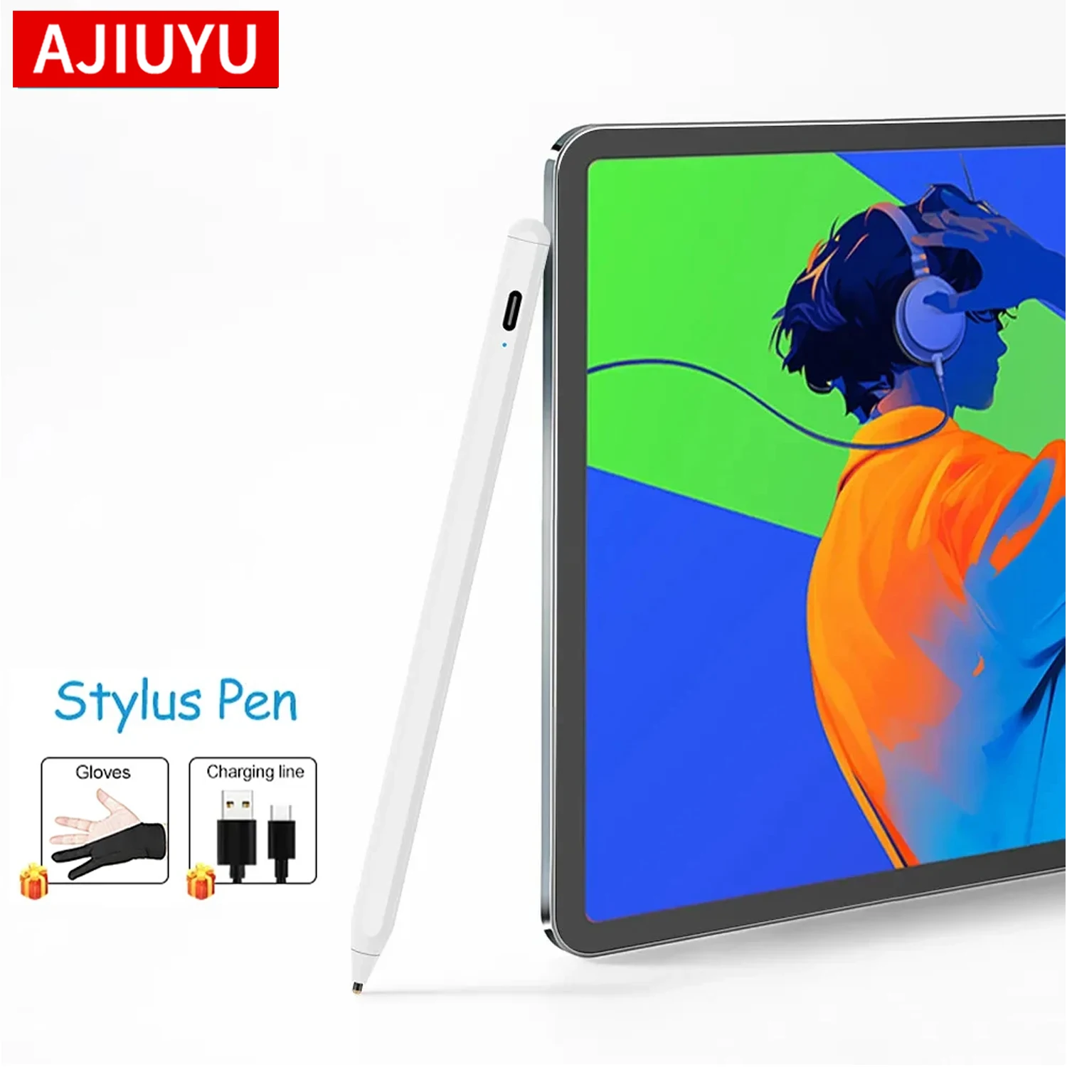 

Stylus Pen For Lenovo Tab P12 12.7" Tablet Pen Rechargeable for Xiaoxin Pad Pro 12.7 TB-370FU TB-375FC Screen Touch Pen Pencil