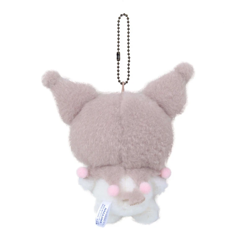 12cm Sanrio Plush Stuffed Toys Cartoon Anime Figure Kuromi My Melody Cinnamoroll Cute Dolls Keychain Pendant Baby Birthday Gifts