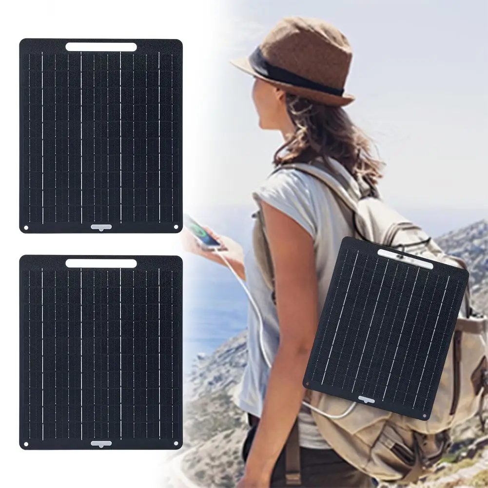 10W Portable Camping Power Supply USB Charging Kit for Outdoor Activities Lightweight and Portable Versatile USB Compatibility