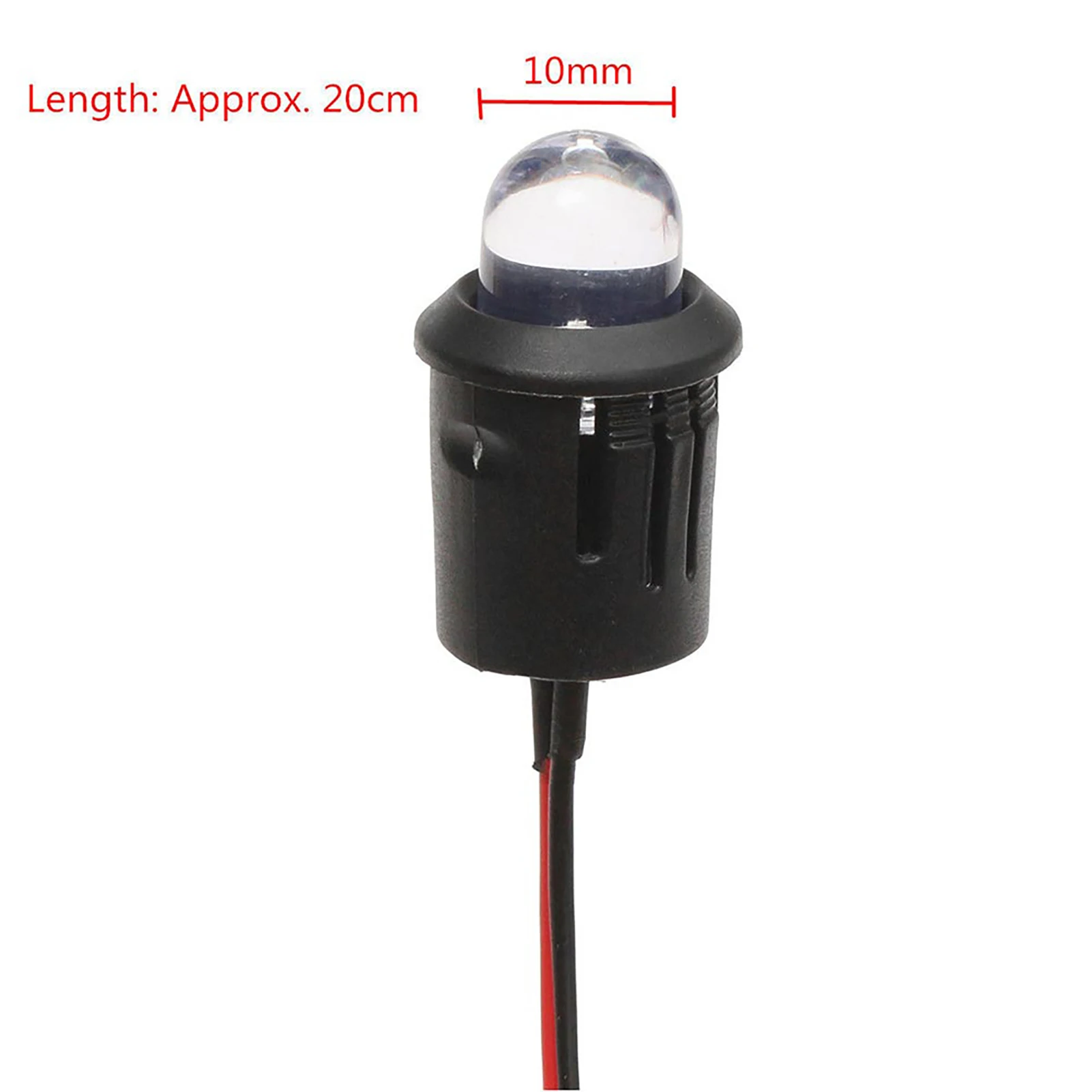 LED Lights Emitting Diodes Pre Wired 20CM DC 12 Volt 10mm LED Assorted Kit Suitable for Patio Porch