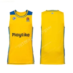 2024 Israel Basketball Jersey For Men Tank Top Boys T Shirt 23/24 Children Kid Training Uniform National Team Maccabi Tel Aviv