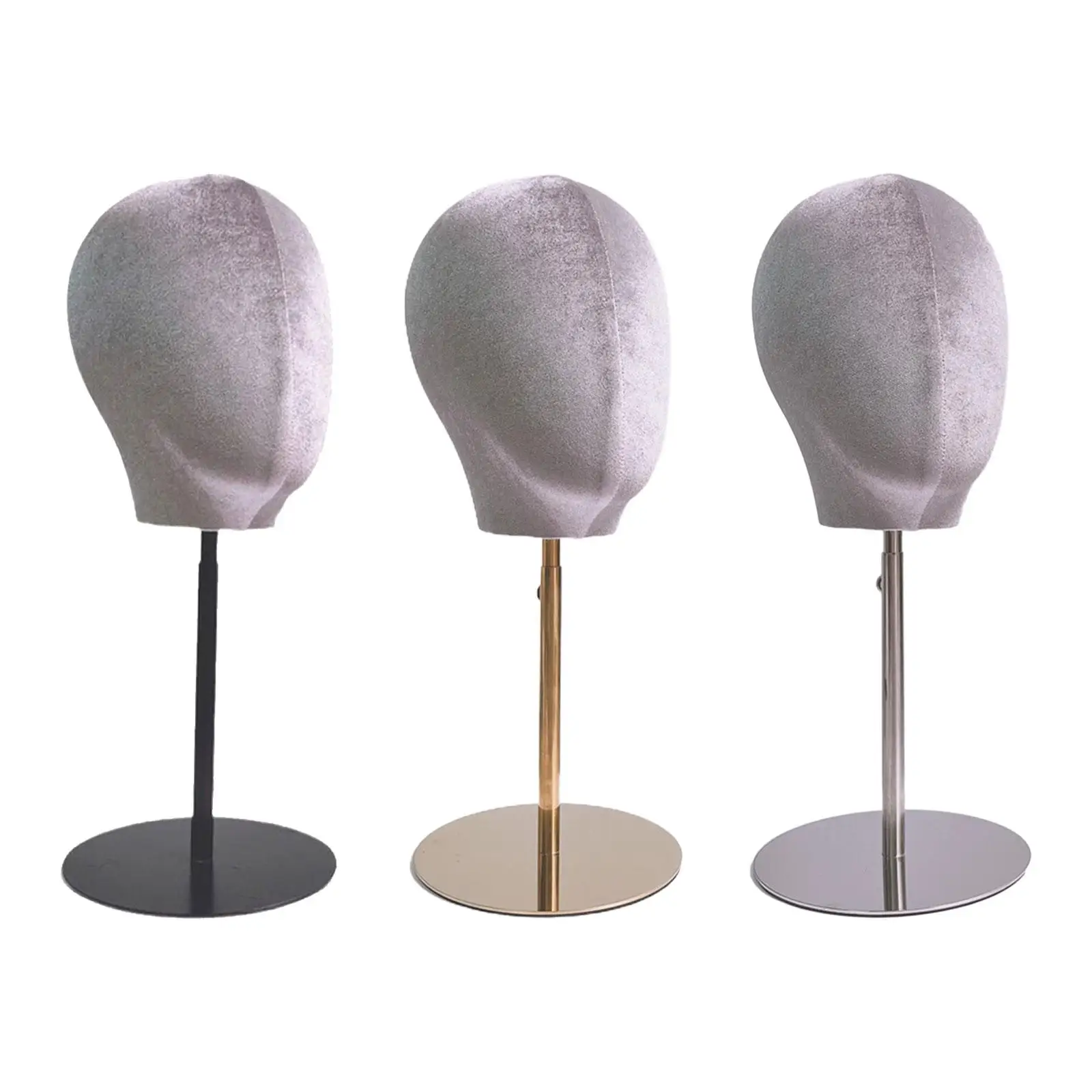 

Dome Model Head Hat Display Rack Display Styling Model Fabric Head Hairpiece Head Stand for Hairbands Cap Head Scarf